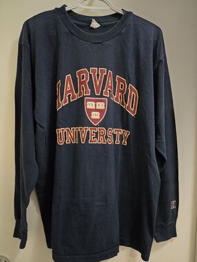Mens Harvard University Long Sleeve TShirt